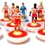 Subbuteo Andrew Table Soccer Red Bull Salzburg 2013-2014 on classic Lightweight bases